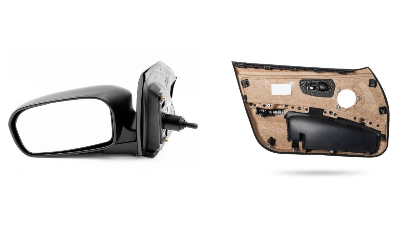 Precision-molded automotive exterior parts including grilles, mirror housings, and air intake trims by Haumann Technology