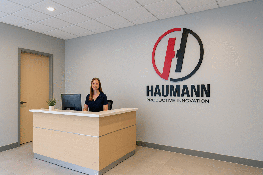 This is the Customer Support Line center of the haumann technology group