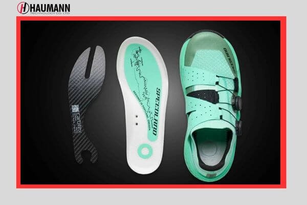 3D-printed sports shoe sole being designed for customization.