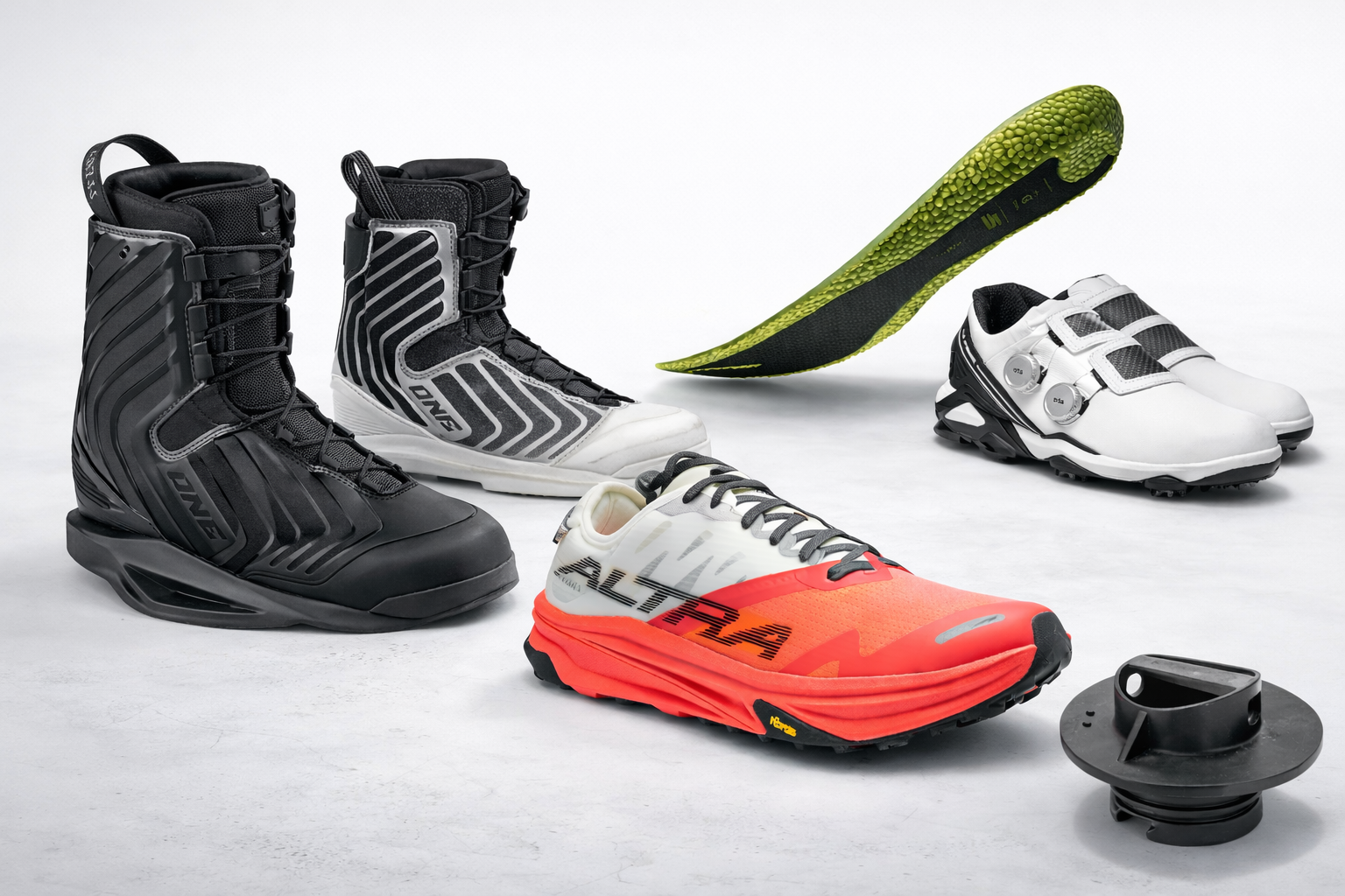 Sports & Outdoor Plastic Products Manufacturing for performance footwear and gear
