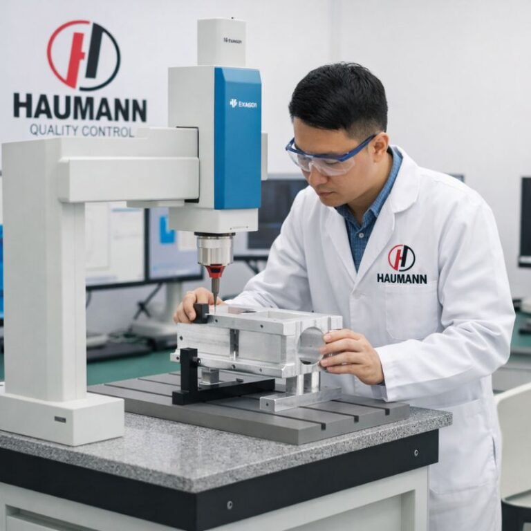 CMM inspection for CNC machined parts and tolerance control