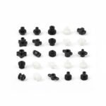 Injection molded electronic and electrical plastic components