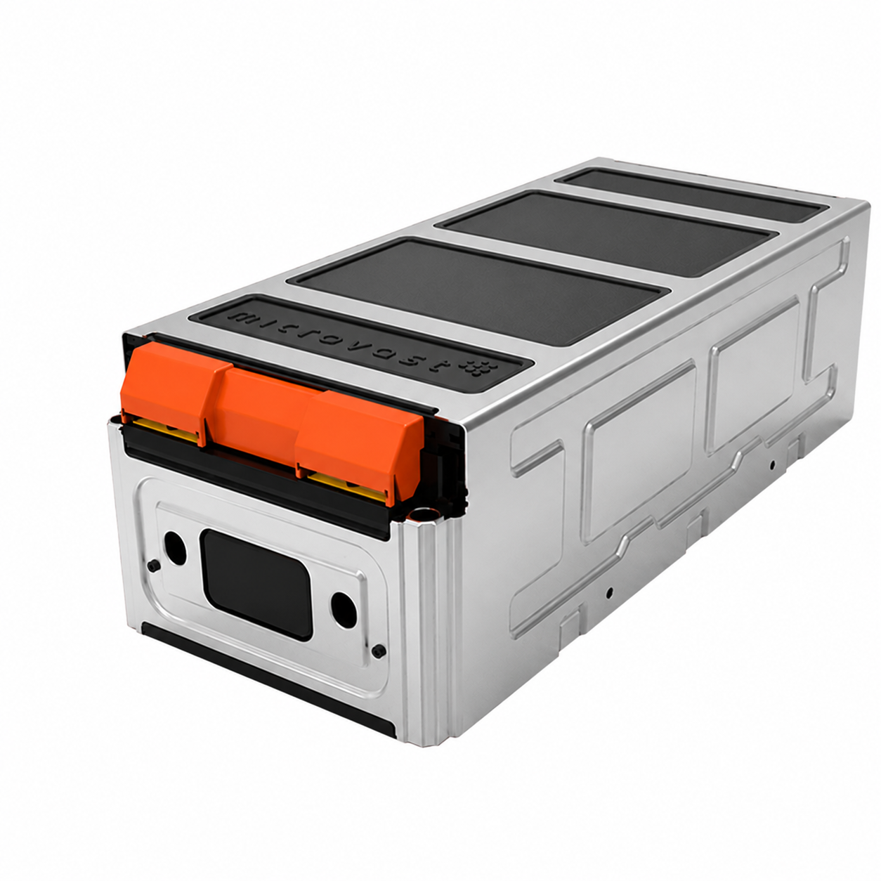Injection molded automotive battery pack connector housing for electric and hybrid vehicle systems.